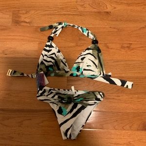 Agua Clara bikini animal print pattern size s new